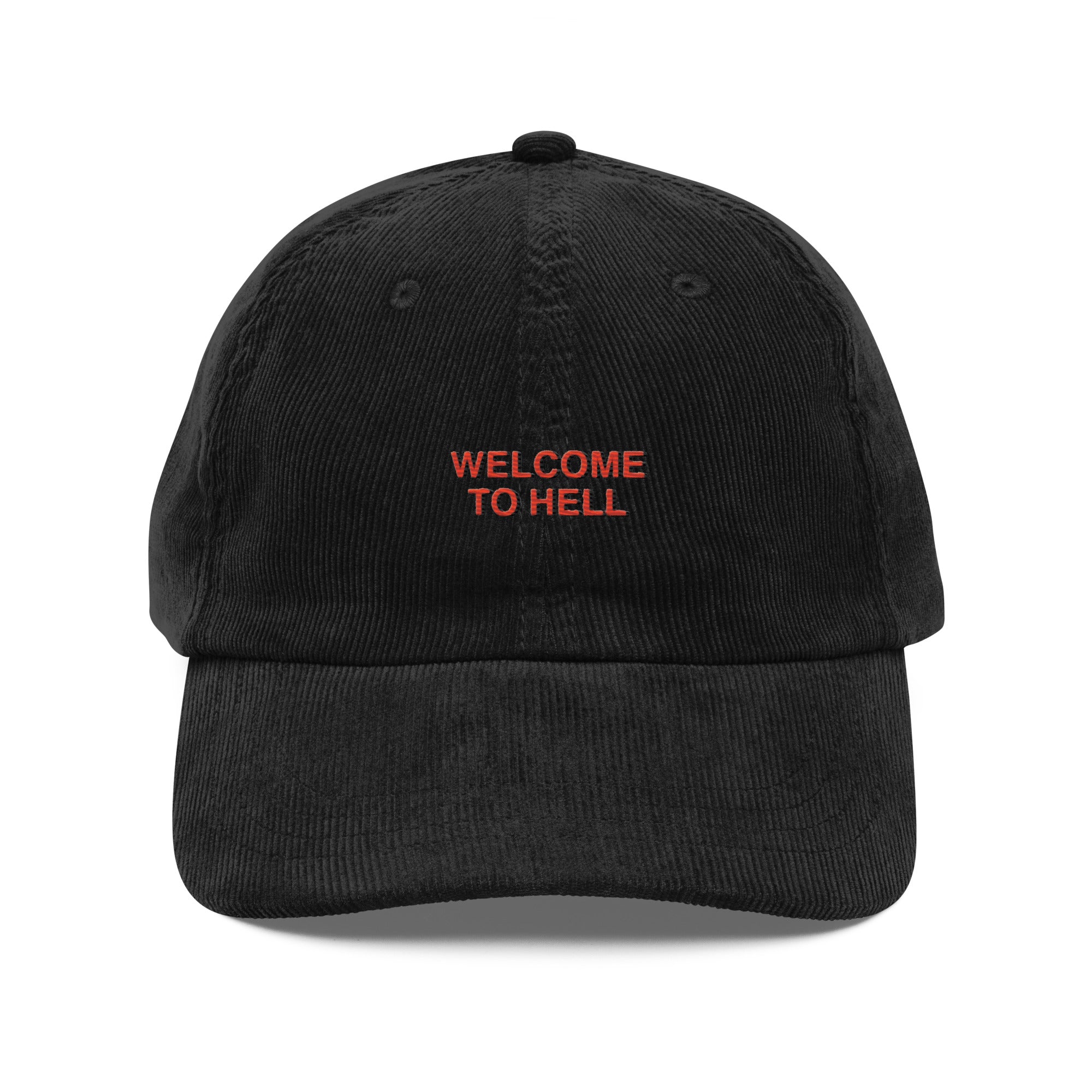 WELCOME TO HELL CORDUROY CAP
